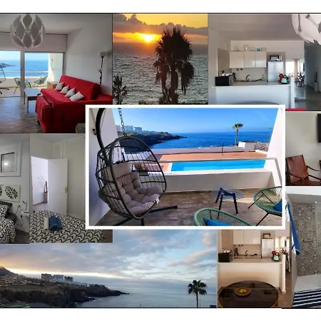 En Primera Linea De Mar Y Piscina - Apartamento Azur - El Ancla - Callao Salvaje - Costa Adeje Buitenkant foto